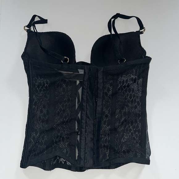 Victoria’s Secret Women’s Black Bustier Xs - Picture 3 of 6